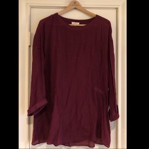 Umgee long tunic WITH pockets!